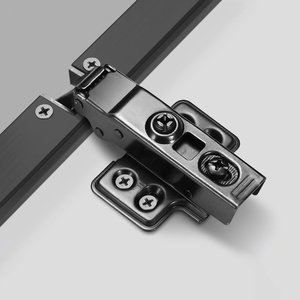 玻璃门铰链45度90度极简165度180度转角铝框门窄边框柜门天地合页