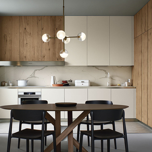 威乃达橱柜定制中厨五面高光烤漆