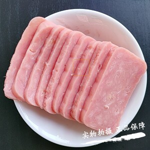 天津强源飘香香肠火腿肠午餐肉方腿切片泡面手抓饼三明治切片整箱