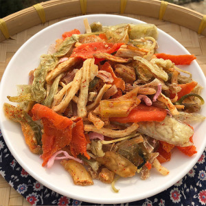 盐果子江西萍乡特产土嘛哩盐果子蔬菜干农家手工自制零食小吃蜜饯