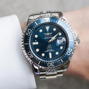 代购invicta因维克塔手表男一米劳蓝水鬼全自动机械潜水男表18160