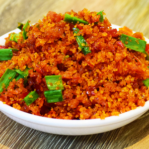 渣海椒酸辣子玉米辣椒面贵州湖南重庆黔江榨广椒特产渣辣子下饭菜