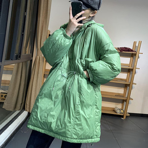 套头抽绳羽绒服