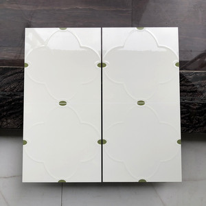 卫生间瓷砖300x600法式复古厨房墙砖厕所阳台波点釉面砖防滑地砖
