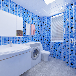 墙纸自粘防水防潮卫生间浴室墙面翻新厨房防油耐高温墙贴pvc贴纸