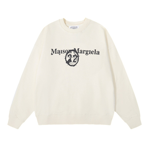 Maison Margiela MM6 马吉拉数字日历字母印花休闲圆领卫衣男女