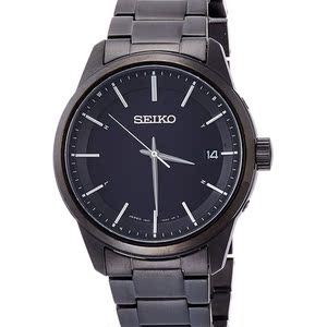 精工(seiko)手表光动能中国电波商务休闲日本制男表日本直送黑链