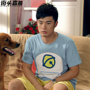 曾小贤t恤短袖同款爱情公寓机器猫男女情侣装陈赫哆啦a梦叮当猫