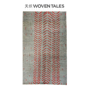 WOVENTALES天织进口中东手工羊毛现代简约地毯客厅卧室240x150cm