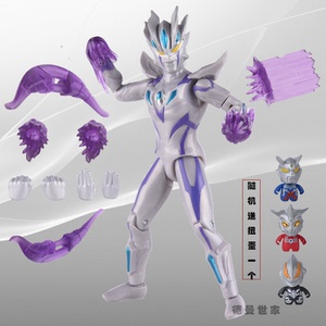 无限赛罗奥特曼豪华版终极武装赛罗超可动关节人偶带武器光线玩具