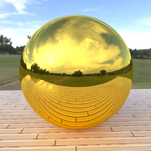304不锈钢球空心圆球大号钛金球金色球舞台展示球栏杆扶手装饰球