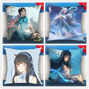 809人付款淘宝王者荣耀抱枕游戏动漫周边瑶遇见神鹿靠枕李白诸葛亮