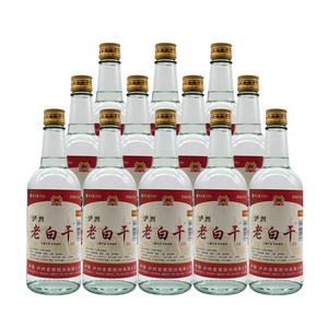 泸州老白干52度500ml泸州老窖出品整箱12瓶