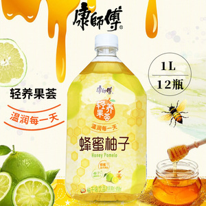 康师傅蜂蜜柚子茶大瓶装1l*12瓶整箱多省包邮