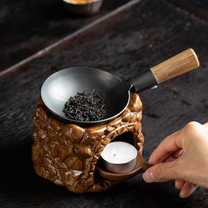 趣味焙茶炉陶瓷烤茶炉醒茶器提香暖茶熏茶罐茶具配件茶道煮茶家用