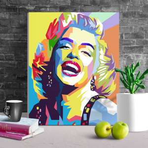 简叶diy数字油画人物描绘成人手工绘画填色油彩画客厅卧室装饰画