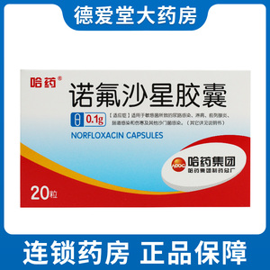 哈药 诺氟沙星胶囊 0.