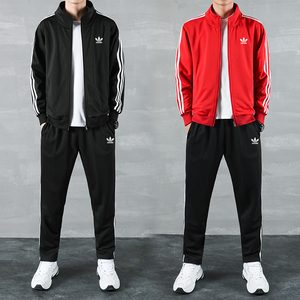 阿迪三叶草运动套装男达斯休闲春秋潮流宽松运动服卫衣长裤两件套