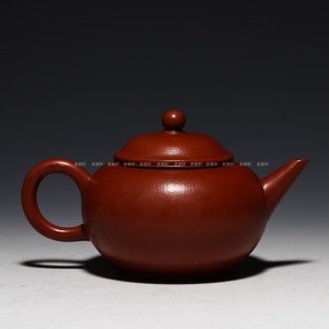 宜兴q紫砂老壶 墨缘斋 景堂制【小水平壶】120cc