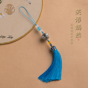 琼睿宫铃铃铛流苏手机挂绳古风个性创意清心铃挂链旗袍压襟挂件女