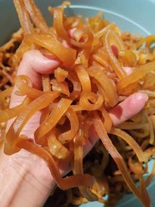 云南德宏傣味小吃 炸猪皮干猪泡皮晒干皮 香脆100克需油炸