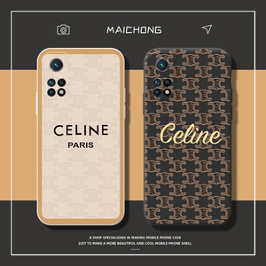 九科星旗舰店天猫红米k40手机壳小米k30大牌celine赛琳k20pro斜挎