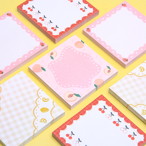 韩国ins风少女卡通可爱水果便利贴小条n次标签贴粘性强高颜值学生用