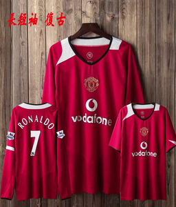 04-06曼联复古球衣manchester united 范尼斯特鲁伊怀旧足球服