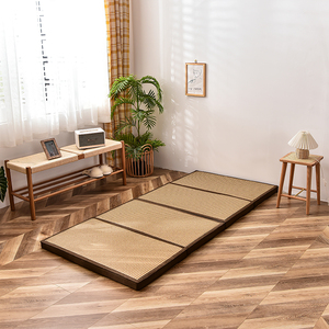 日式榻榻米地垫加厚凉席地毯客厅卧室打地铺神器睡垫午休折叠垫子