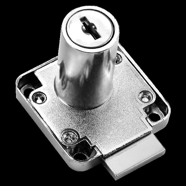 办公桌抽屉锁不锈钢色衣柜锁信箱柜台柜子锁锌合金老式储物柜门锁