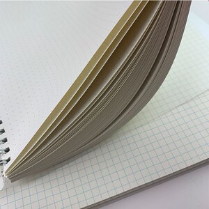 a3笔记本子 大号本字体设计本绘图本a4网点点阵本点格本点子本