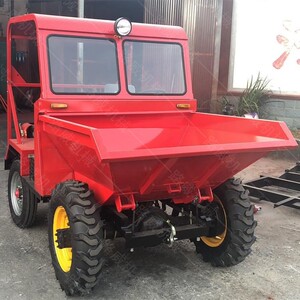 自卸式四轮翻斗车座驾式柴油蹦蹦车小型工程建筑前置装载用运输车