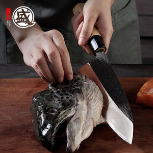 三本盛日本杀鱼刀专用刀出刃包丁鱼头刀料理刺身三文鱼锋利开背