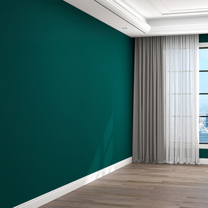 现代简约客厅卧室墙布无缝全屋家用蓝绿色壁纸背景墙仿羊绒壁布