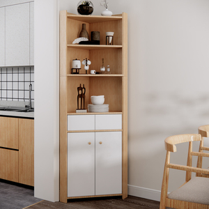 角柜墙角柜转角收纳置物柜餐厅三角柜客厅多功能茶水储物餐边柜子