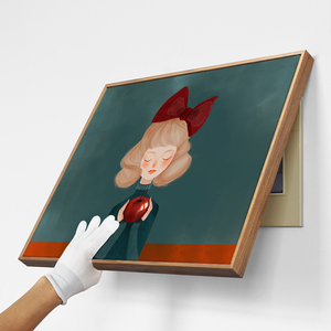 北欧装饰画人物