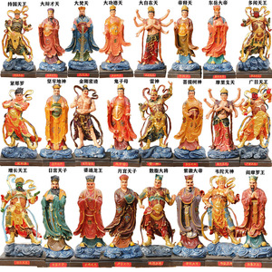 fallowwind淘宝二十四诸天挂画24诸天佛像佛教护法天王寺庙佛堂装饰