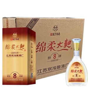 【全德江苏双沟酿酒厂】白酒整箱酒1732绵柔大曲42度*6瓶浓香型