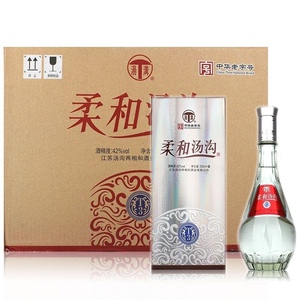柔和汤沟42度t3汤沟酒浓香型白酒500ml*6瓶整箱包邮_阿里巴巴找货神器