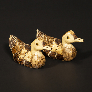 乱了浮生92淘宝老笋壳小鸭子摆件中国风工艺品麻鸭茶宠创意现代简约