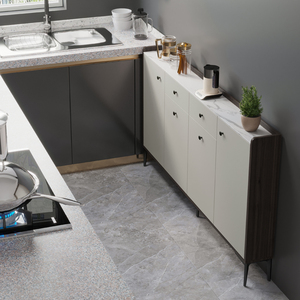 厨房餐边柜超薄客厅靠墙家用窄型储物柜现代简约餐厅茶水柜窄边柜