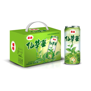 泰山仙草蜜250克*12罐凉茶烧仙草即食凉粉植物饮料