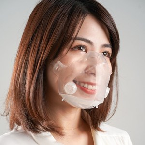 tvb透明口罩明星透明pvc口罩透明口罩全透防护口罩塑料软胶透气