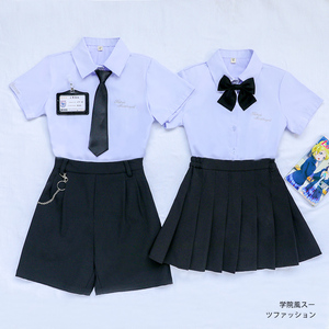 小学生校服jk制服男女中大童毕业照泰国校服娜诺班服dk制服全套夏