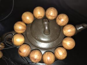 东北扁桃木扁担胡子佛珠扁核木手串黄花梨骨子金刚木通货50元新货