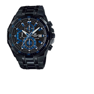 casio卡西欧手表男赛车三眼计时运动防水石英手表efr-539bk-1a2