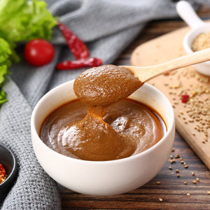 东来顺传统火锅蘸料调料秘制原味芝麻酱鲜香味酱料125g*10袋装