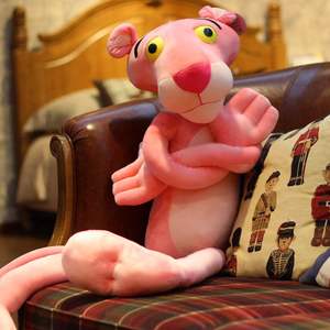 玩具礼物娃娃正版粉红豹达浪粉红顽皮豹公仔毛绒玩偶抱枕生日女孩