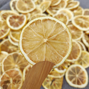 卓善堂中药材 柠檬干片 泡水 冻干柠檬片 精选中心片 250克 包