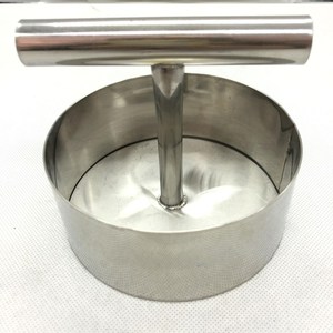 圆型手工家用手抓饼商用压板铁板火烧肉饼加厚葱油饼压饼器圆形